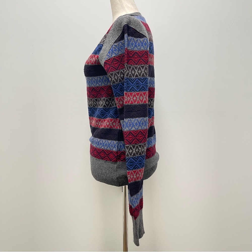 White Mountaineering AW 2012-2013 Award Tour V-Neck Blue Sweater Size 0 Small - Picture 3 of 14